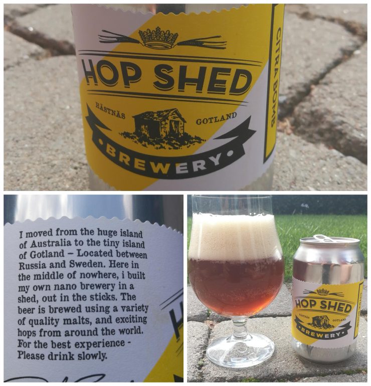 You are currently viewing Hop Shed Citrabomb pale ale